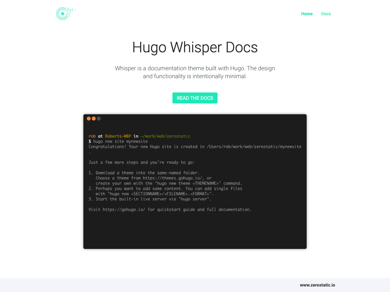 Whisper screenshot