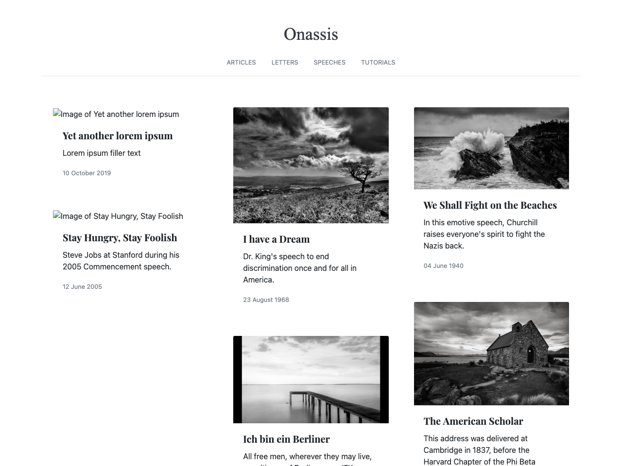 Onassis screenshot
