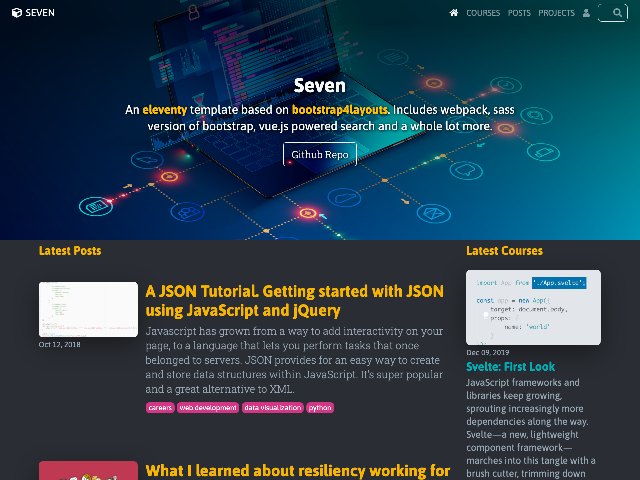 Seven screenshot