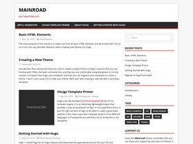 Mainroad screenshot